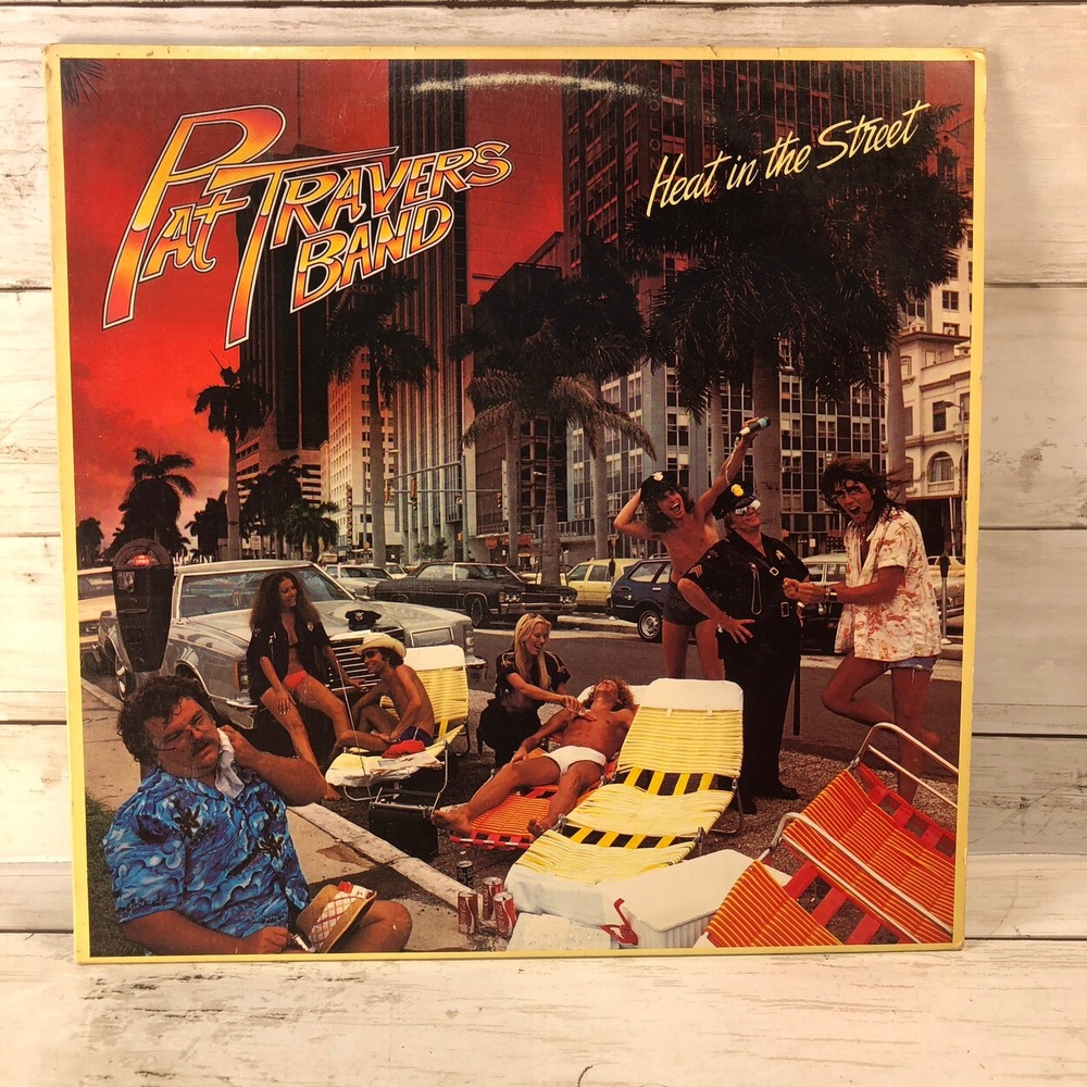 Pat Travers Band Heat in the Street Vinyl LP 1978 Polydor PD-1-6170 Hard Rock